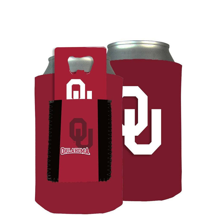 Oklahoma Sooners Can Insulator w/Opener