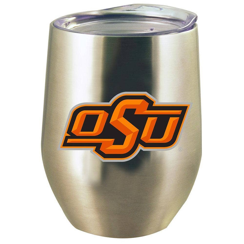 Oklahoma State Cowboys 12oz Stainless Stemless Tumbler