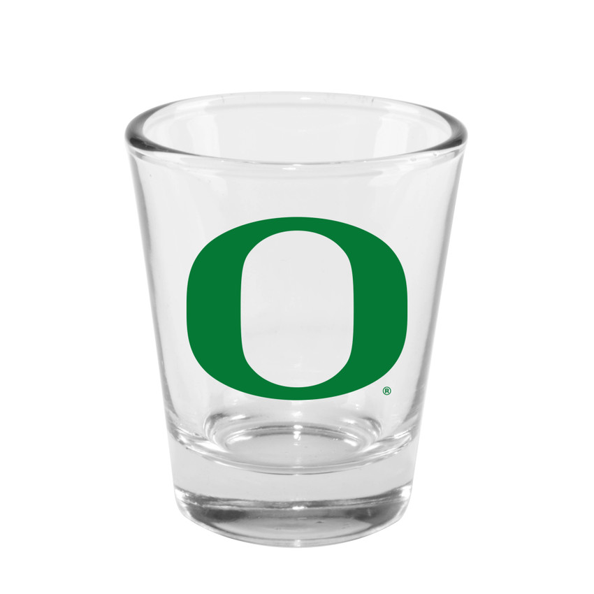 Oregon Ducks 2oz Clear Collector Glass