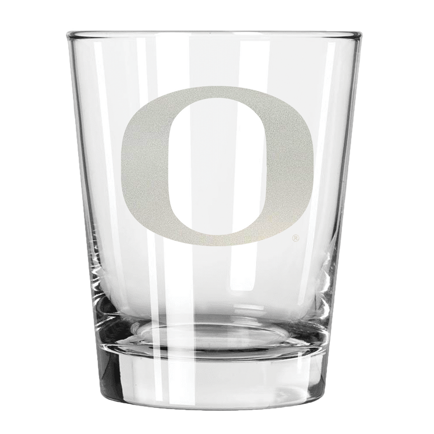Oregon Ducks 15oz Old Fashioned w/Etched Logo