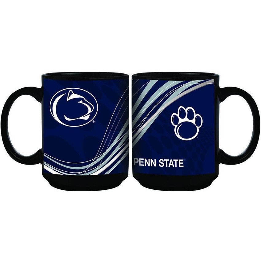 Penn State Nittany Lions 15oz Dynamic Black Mug