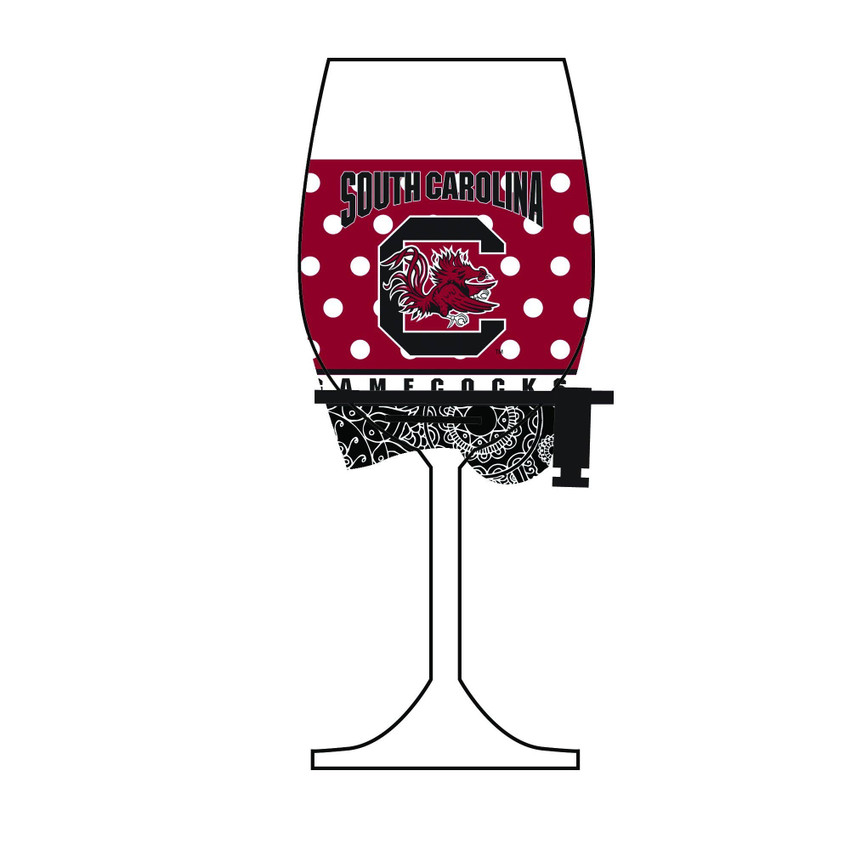 South Carolina Gamecocks Wine Glass Woozie