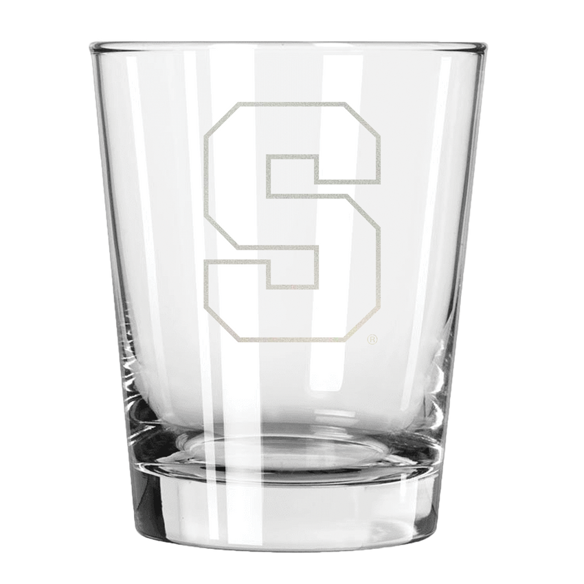 Syracuse Orange 15oz Old Fashioned w/Etched Logo