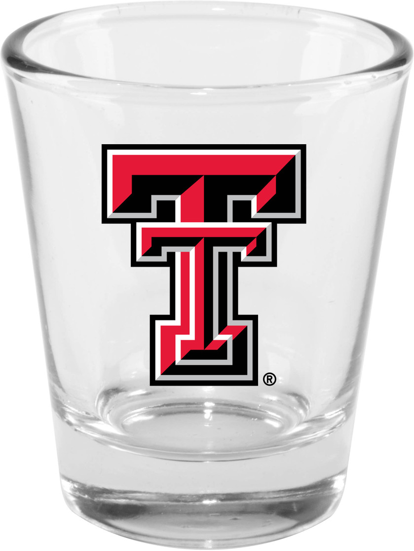 Texas Tech Red Raiders 2oz Clear Collector Glass