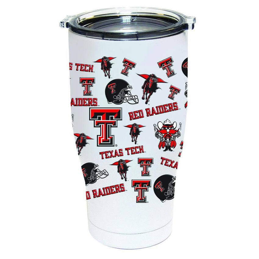 Texas Tech Red Raiders 24oz All Over Print Tumbler