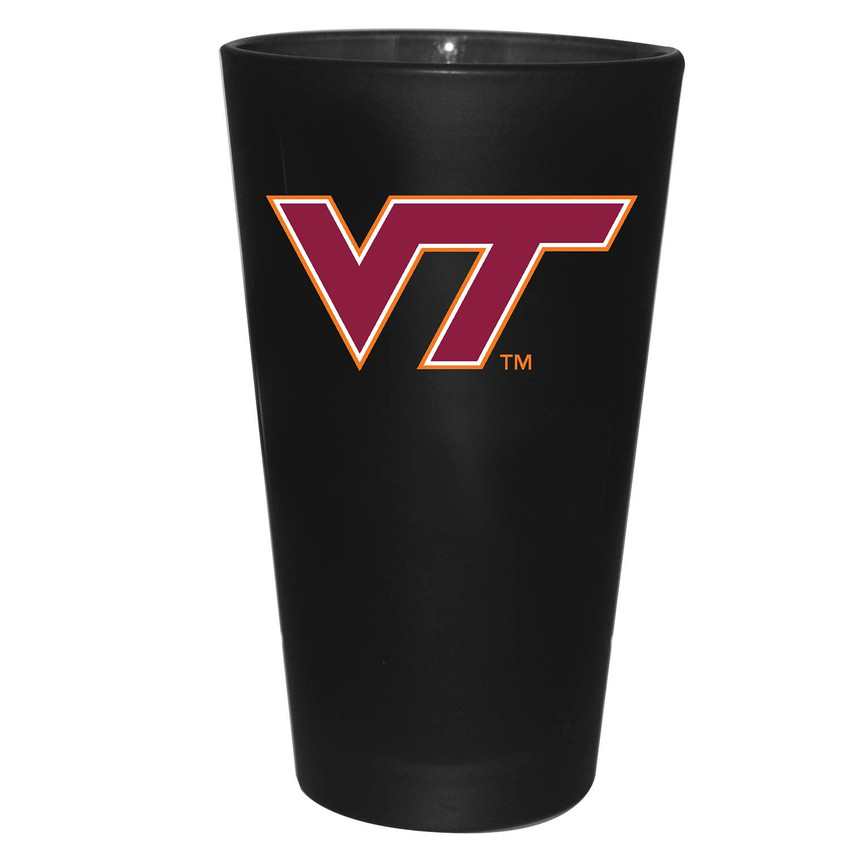 Virginia Tech Hokies 16oz Color Frosted Pint Color Logo