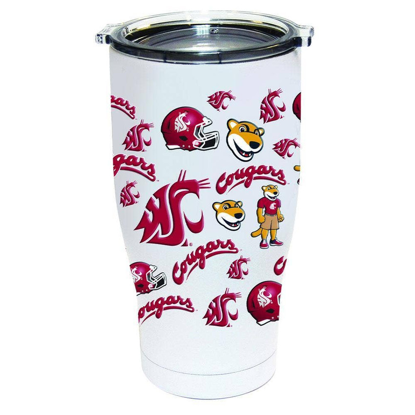 Washington State Cougars 24oz All Over Print Tumbler