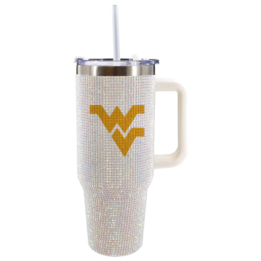 West Virginia Mountaineers 40oz Bling Tumbler