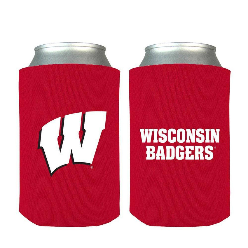 Wisconsin Badgers Team Logo Can Insulator