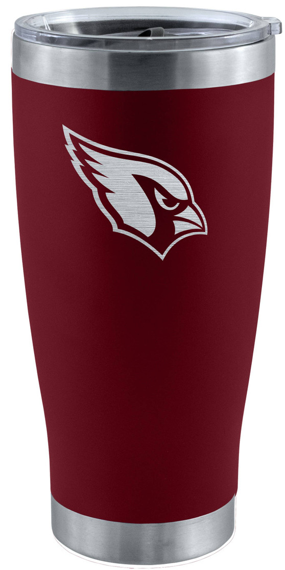 Arizona Cardinals 20oz Crimson Tumbler w/Etched Logo