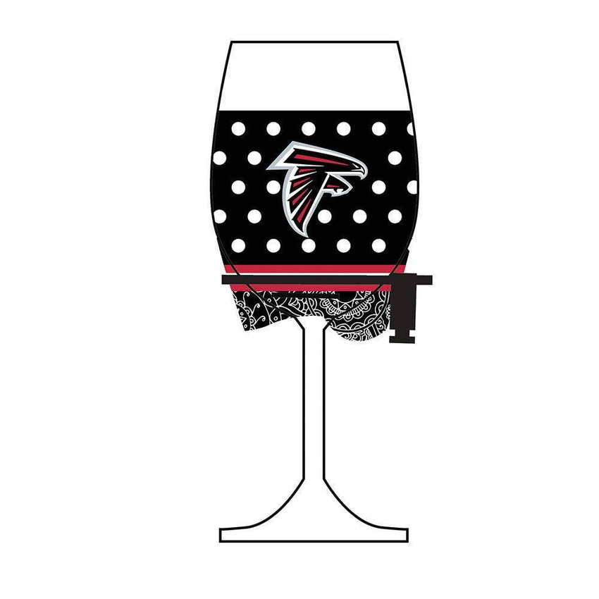 Atlanta Falcons Wine Glass Woozie