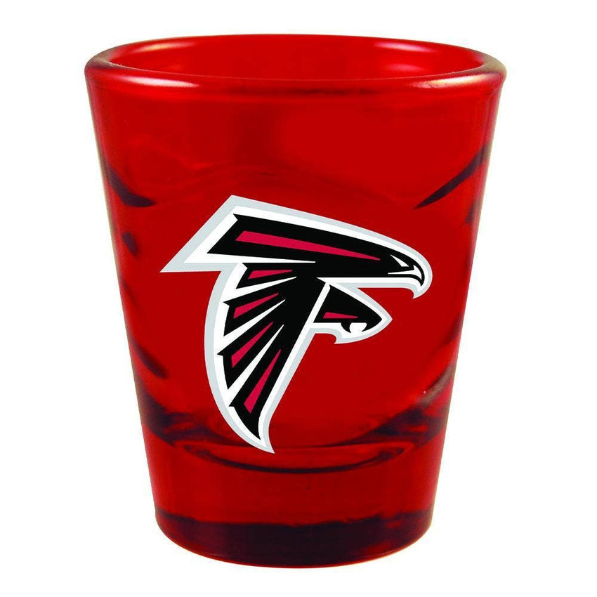 Atlanta Falcons Swirl Clear Collect Glass