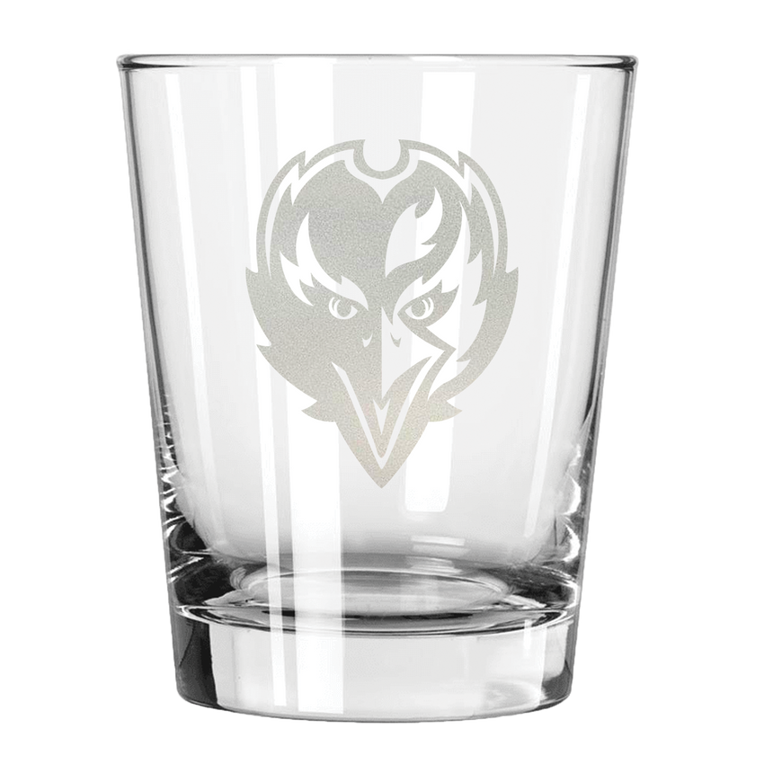 Baltimore Ravens 15oz Old Fashioned w/Etched Logo