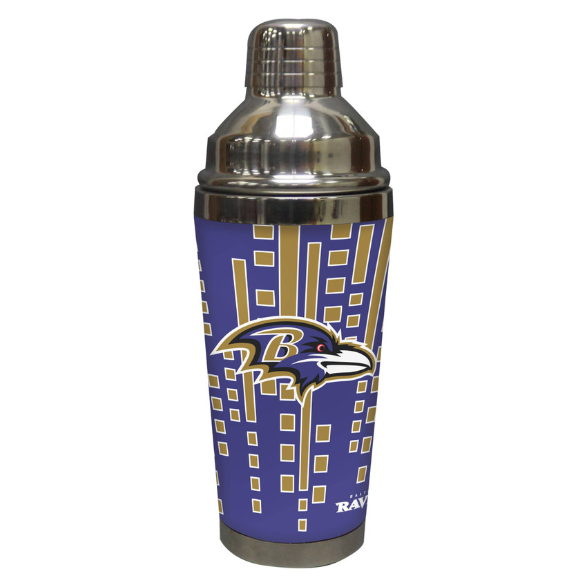 Baltimore Ravens Stainless Steel Cocktail Shaker