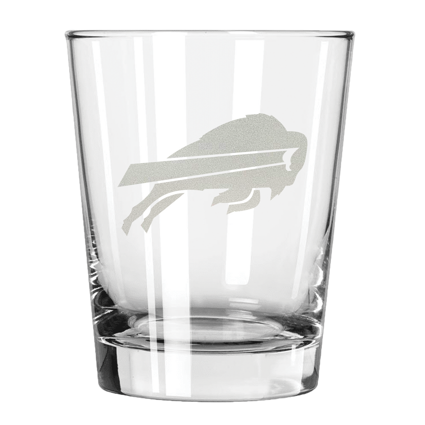 Buffalo Bills 15oz Old Fashioned w/Etched Logo