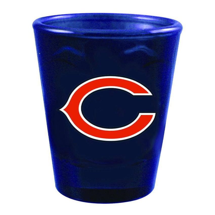 Chicago Bears Swirl Clear Collect Glass