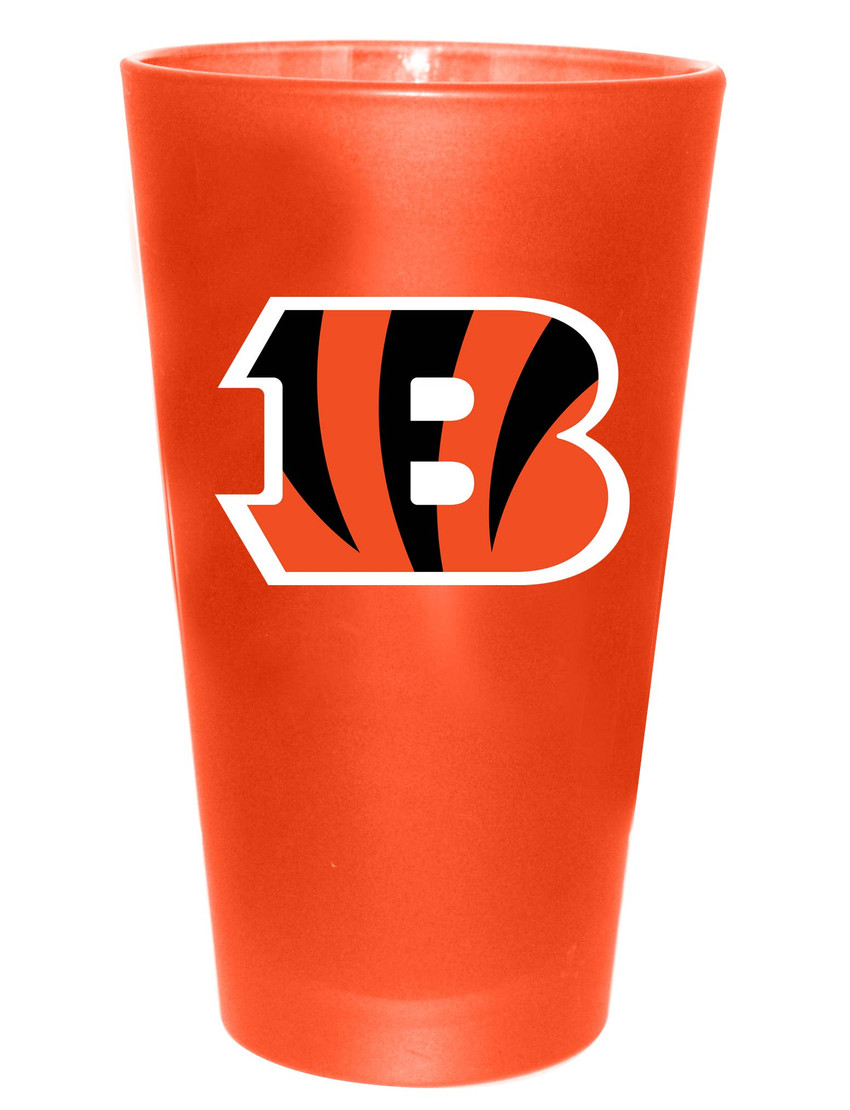 Cincinnati Bengals 16oz Color Frosted Pint Color Logo