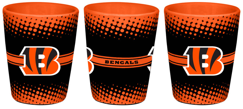 Cincinnati Bengals 2oz Full Wrap Collector Glass