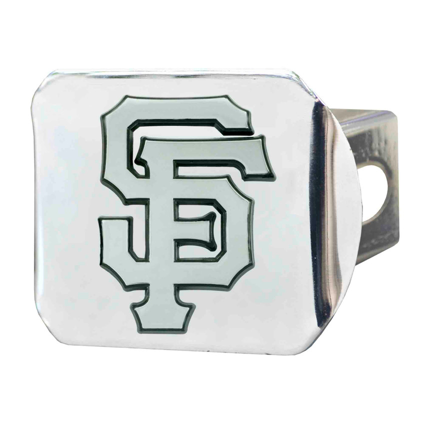 San Francisco Giants Metal Hitch Cover with Metal 3D Emblem SF Cap Logo