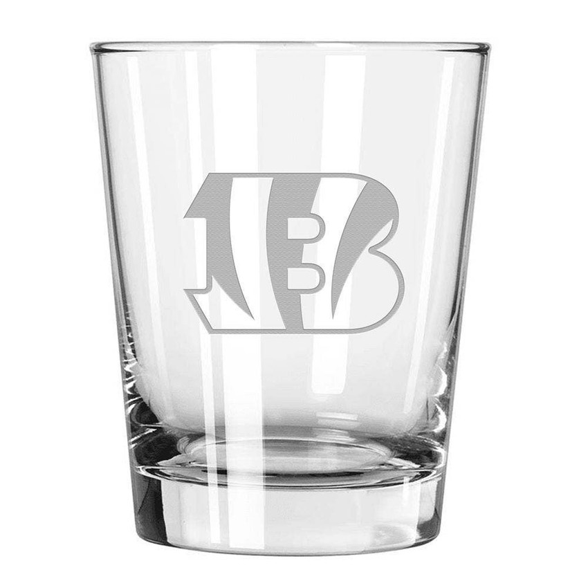 Cincinnati Bengals 15oz Old Fashioned w/Etched Logo
