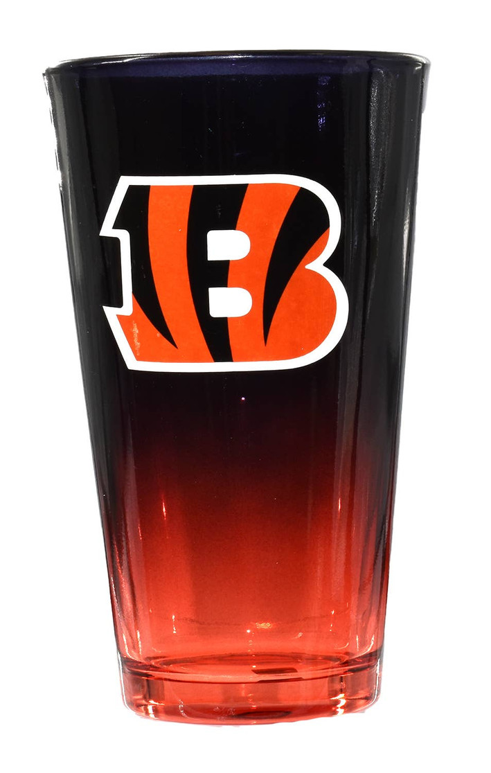 Cincinnati Bengals 16oz Ombre Pint Glass