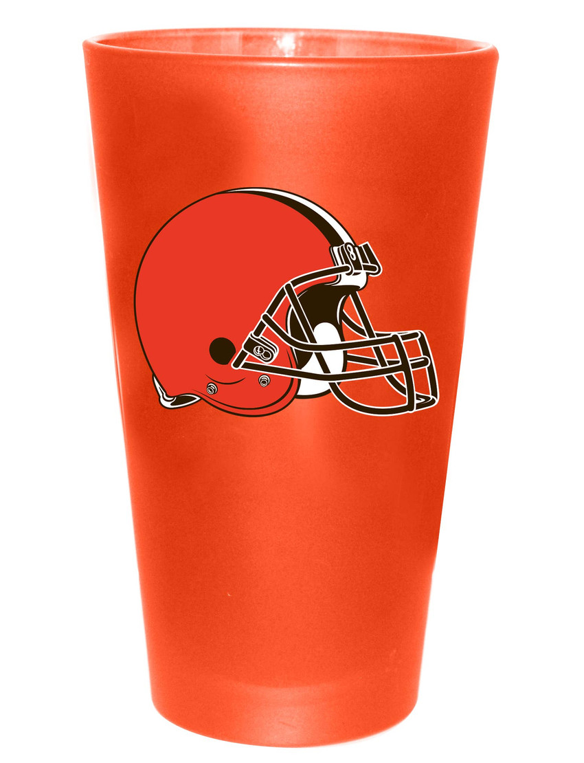 Cleveland Browns 16oz Color Frosted Pint Color Logo
