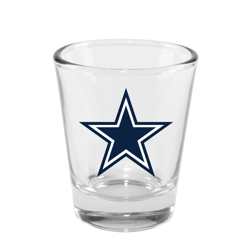 Dallas Cowboys 2oz Clear Collector Glass