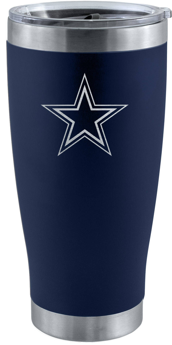 Dallas Cowboys 20oz Navy Tumbler w/Etched Logo