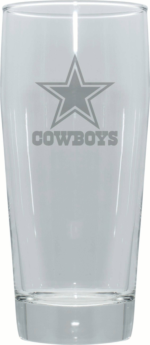 Dallas Cowboys 16oz Pub Pilsner w/Etched Logo