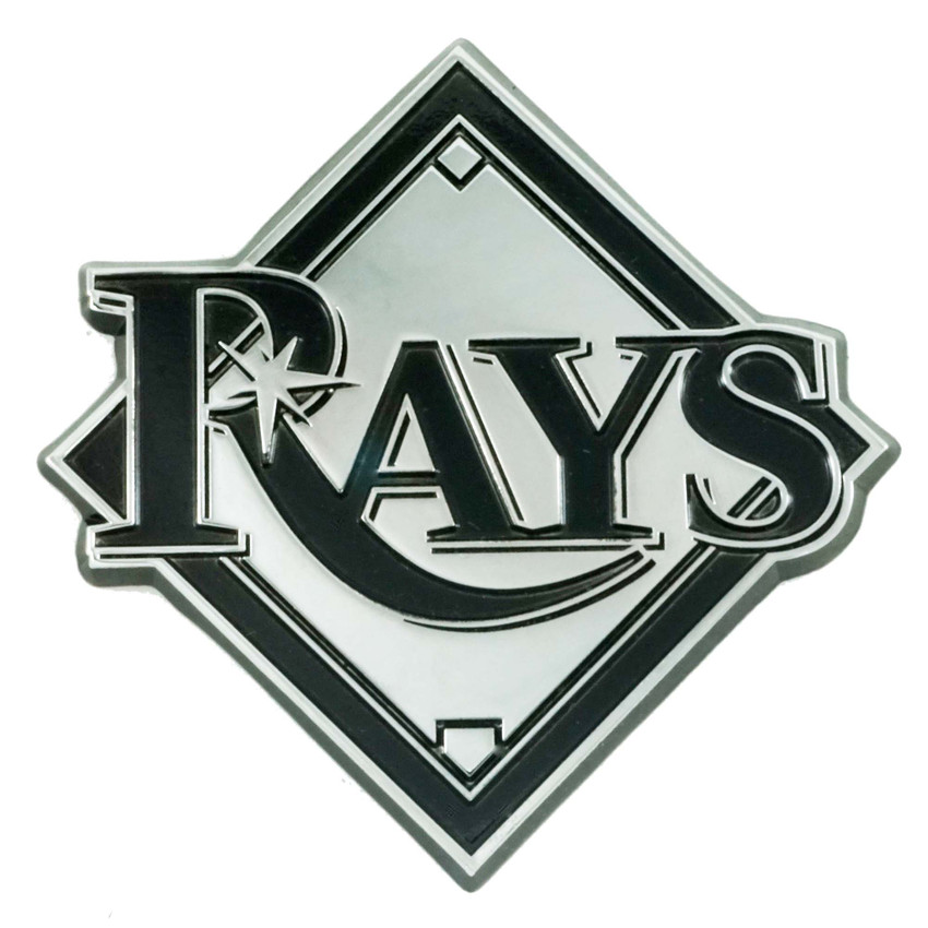 MLB - Tampa Bay Rays Chrome Emblem 3"x3.2"