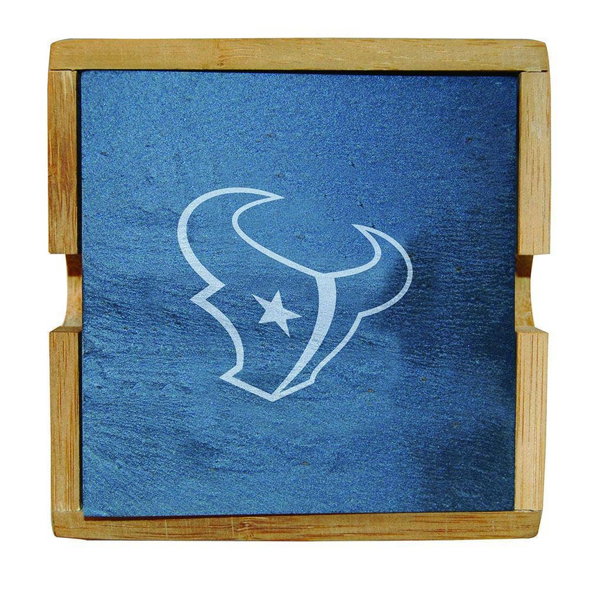 Houston Texans Slate Square Coaster Set