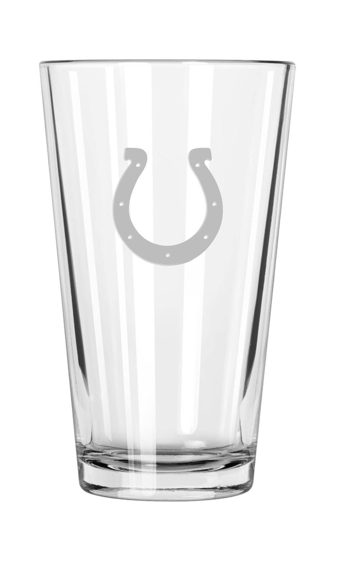 Indianapolis Colts 16oz Pint Glass w/Etched Logo