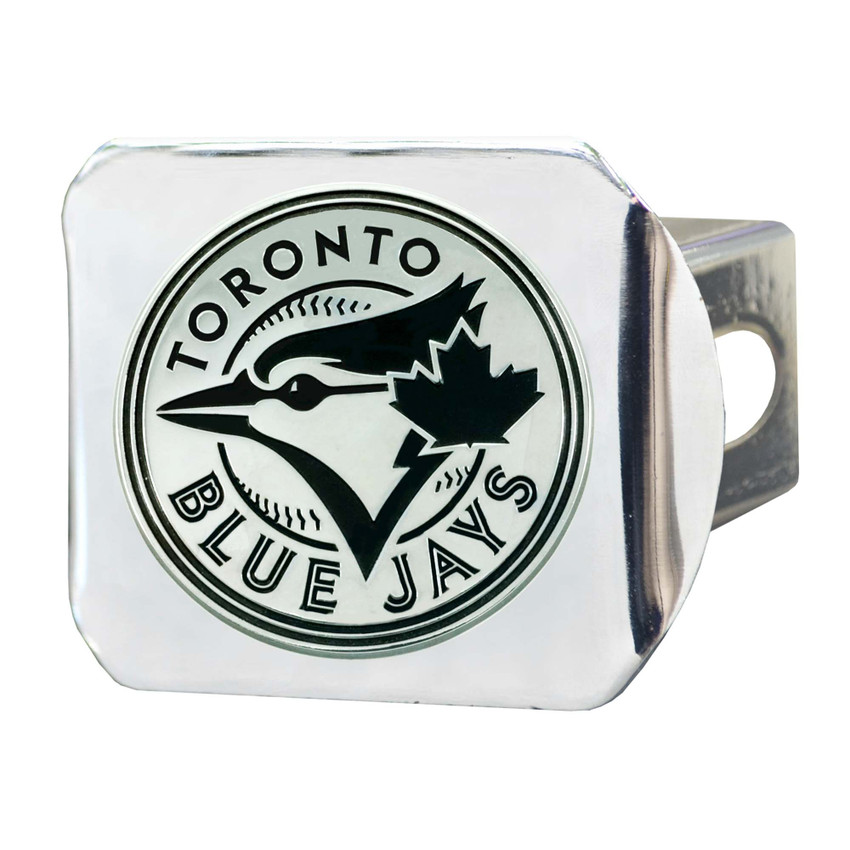 Toronto Blue Jays Metal Hitch Cover with Metal 3D Emblem Circular Blue Jays Secondary Logo