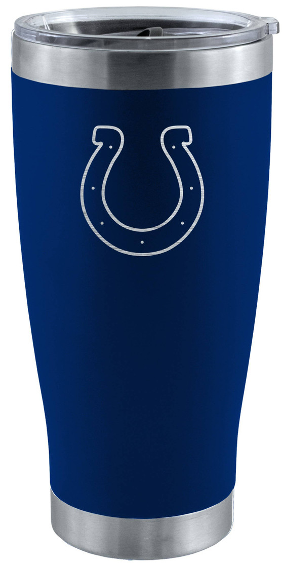 Indianapolis Colts 20oz Royal Blue Tumbler w/Etched Logo