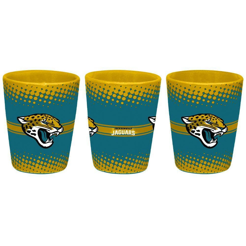 Jacksonville Jaguars 2oz Full Wrap Collector Glass