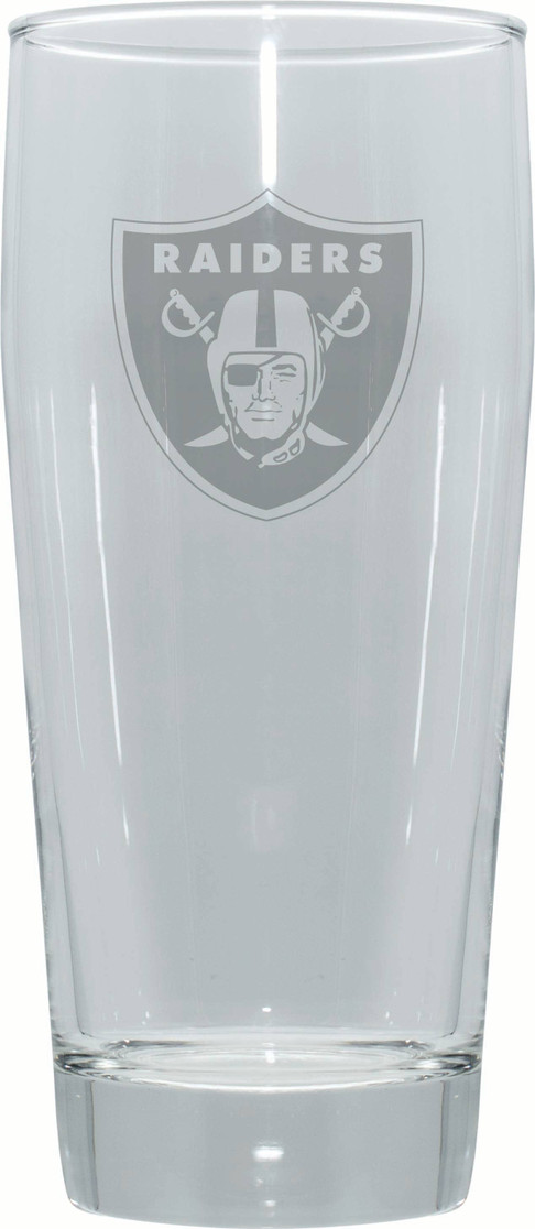 Las Vegas Raiders 16oz Pub Pilsner w/Etched Logo