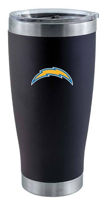 Los Angeles Chargers 20oz Black Tumbler w/Color Logo