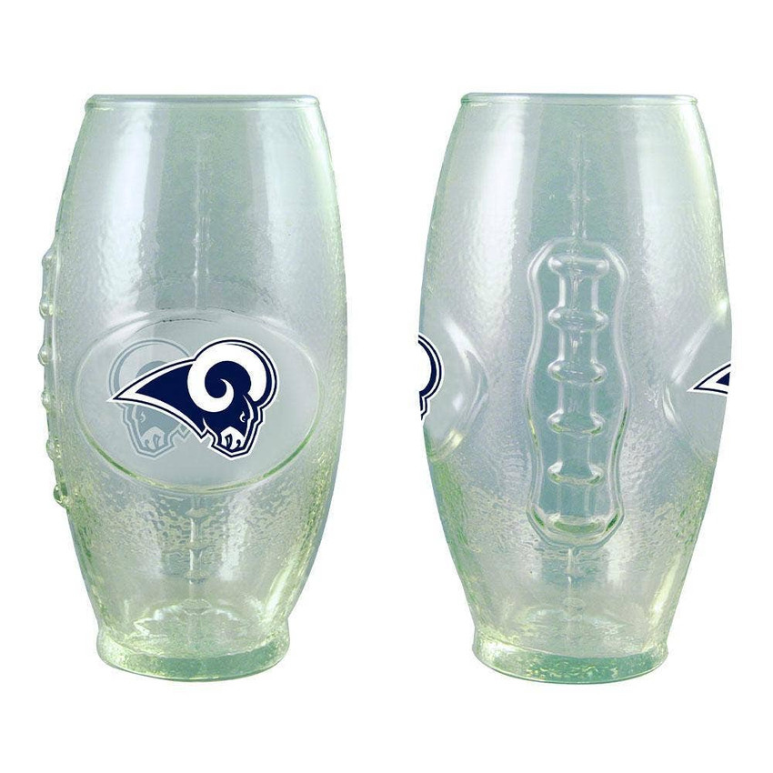 Los Angeles Rams Football Glass