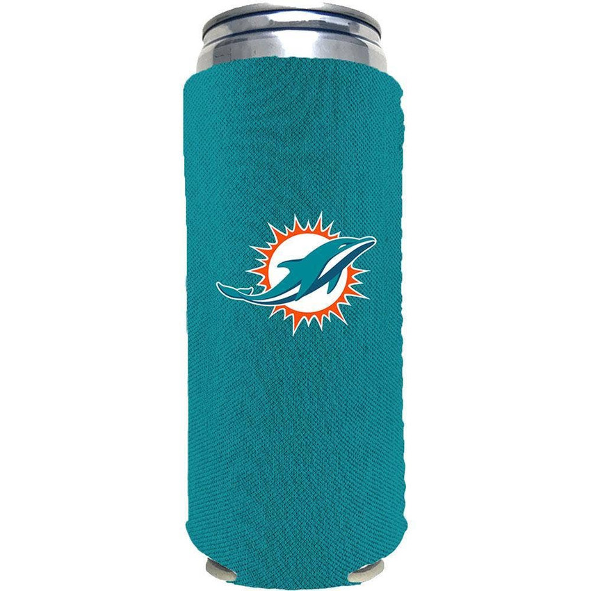 Miami Dolphins 12oz Slim Can Insulator