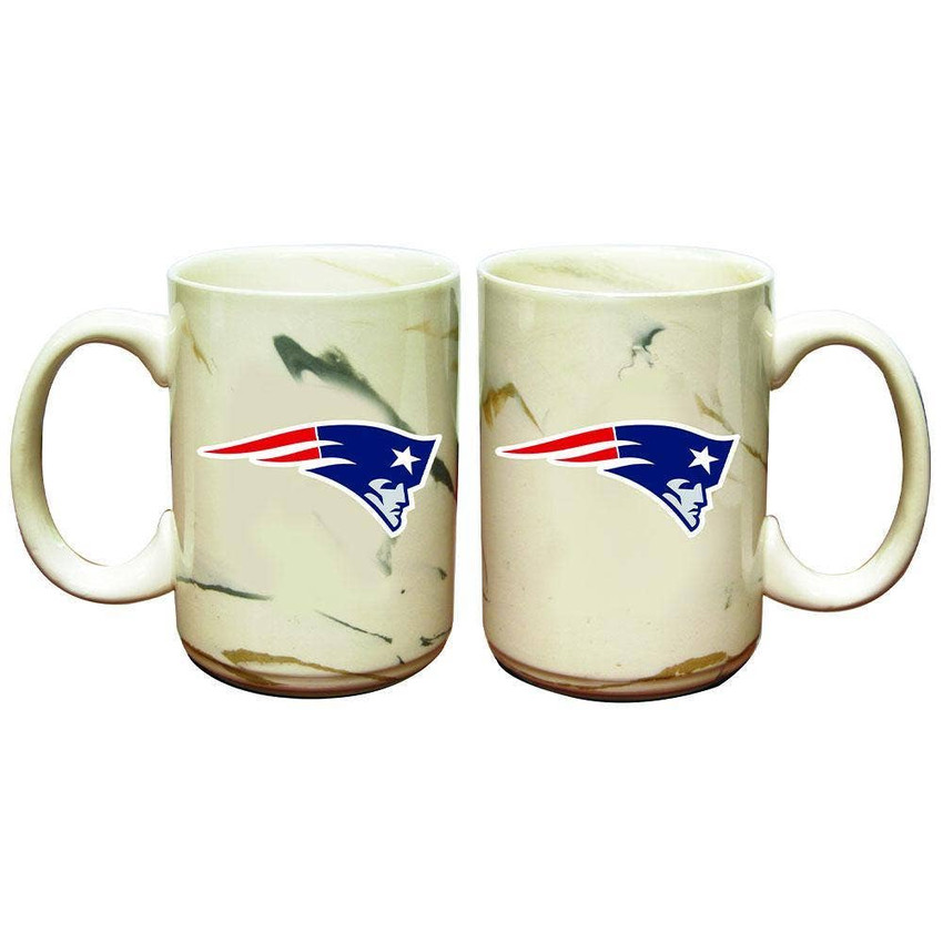New England Patriots Marble Ceramic Mug