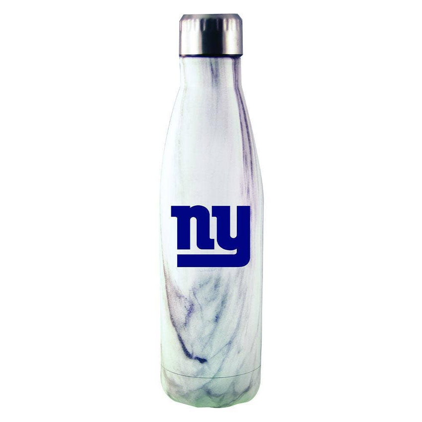 New York Giants Marble Stainless Steel Water Bottle