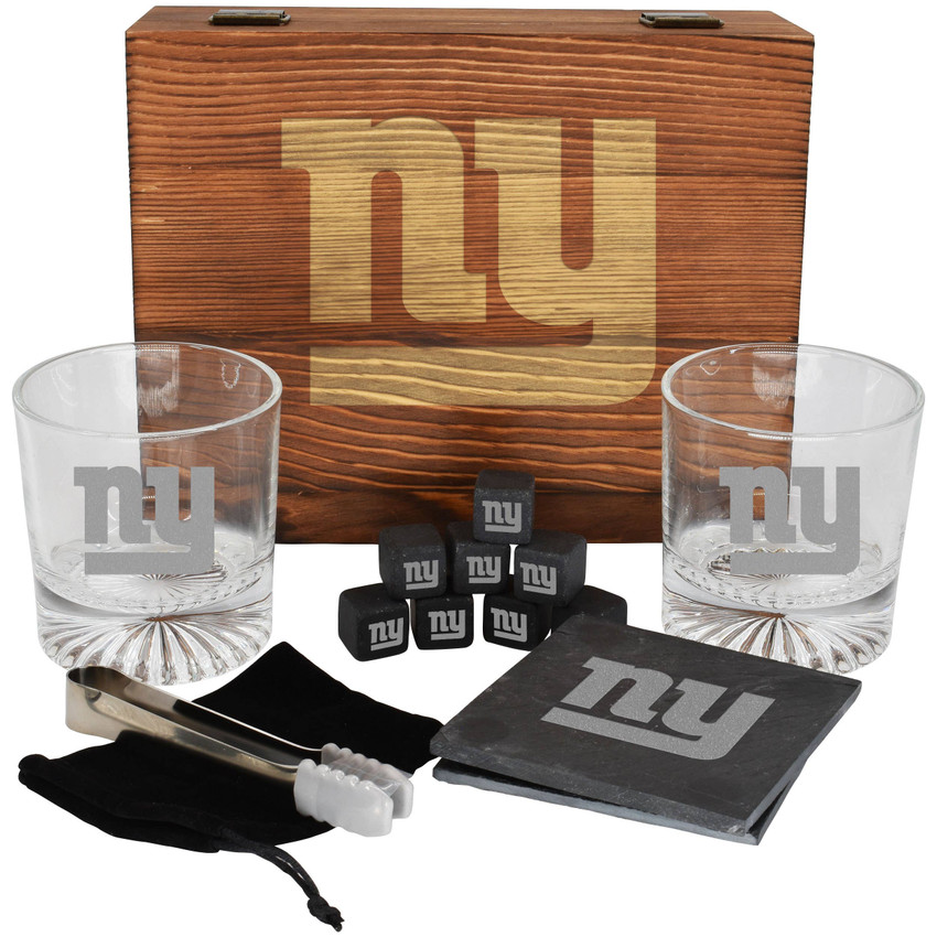 New York Giants Boxed Drinkware Set w/Coasters