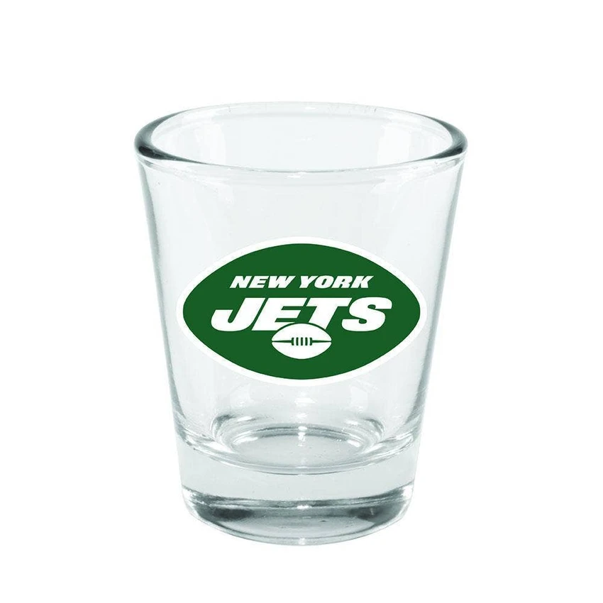 New York Jets 2oz Clear Collector Glass