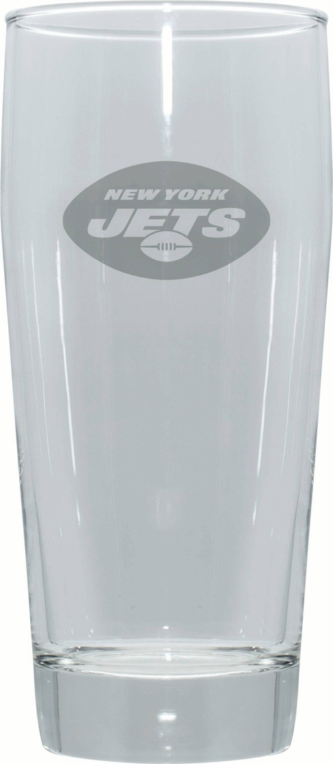 New York Jets 16oz Pub Pilsner w/Etched Logo