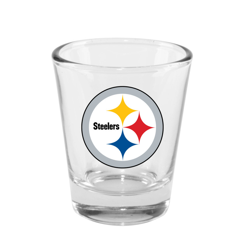 Pittsburgh Steelers 2oz Clear Collector Glass