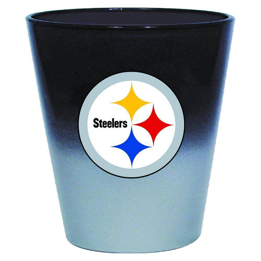 Pittsburgh Steelers 2oz Two Tone Collect Glass