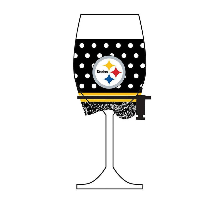 Pittsburgh Steelers Wine Glass Woozie