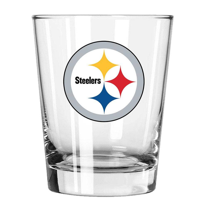 Pittsburgh Steelers 15oz Old Fashioned w/Color Logo