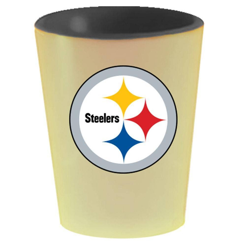 Pittsburgh Steelers 2oz Inner Color Ceramic Shot Glass