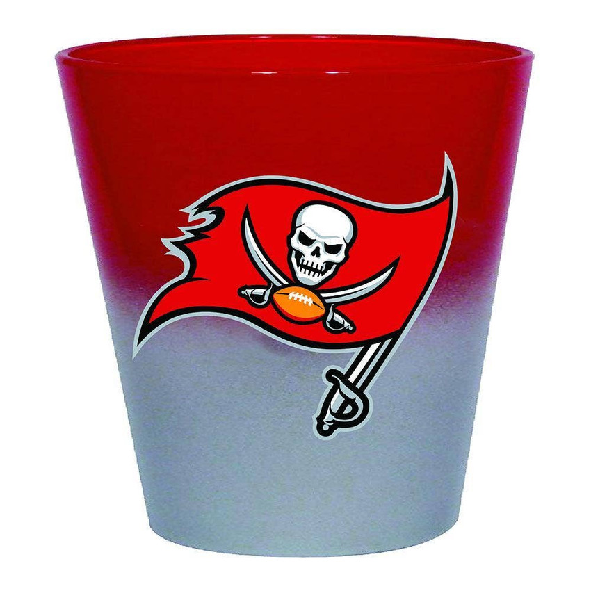 Tampa Bay Buccaneers 2oz Two Tone Collect Glass